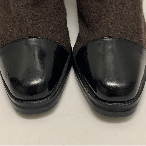 NWOT Brown Stewart Weitzman Caster lace boots 6AA - Picture 4 of 6